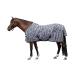 HKM 550677 Zebra fly rug with cross strap M White/Black 125