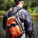 KastKing Pond Hopper Fishing Sling Tackle Storage Bag - Lightweight Sling Backpack for Fishing, Hiking, Hunting, and Camping - Orange Sling Bag - 17.7x12.6x6 Inches - Buy Online on SooperMarket.com