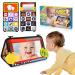 groboma Baby Mirror Foldable Children's Mirror with Teething Ring Designed for Tummy Time - Baby Toys & Gifts elephant