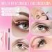 Lasnten DIY Eyelash Applicator Tool Set - Stainless Steel Lash Tweezers Scissors & Brushes for Extensions - Pink | International Shipping - Buy Online on SooperMarket.com