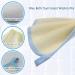 Bleu Bath 6-Pack Dual-Sided Exfoliating Skin Towel - Premium Sturdy Loofah Towel for Oil or Dry Skin - White Terry Body Cloth Scrubber - Buy Online on SooperMarket.com