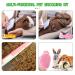 Crafterlife Small Animal Pet Grooming Kit - Shedding Slicker Brush, Massage Glove, Comb, Nail Clipper Trimmer - for Rabbit, Puppy, Kitten, Guinea Pig, Hamster, Ferret (Pink) - Buy Online on SooperMarket.com