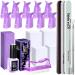 Teenitor Nail Gel Remover Tools Kit with Nail Remover Clips Nail Remover Pads Cuticle Oil Nail Brushes Nail File Buffer Block Cuticle Peeler Cuticle Pusher