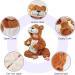 COOKY.D Baby Hooded Rompers | Winter Flannel Jumpsuit Pajamas | 24-30 Months | Brown - Buy Online on SooperMarket.com