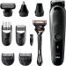 Brown 9-in-1 Multi-Grooming Kit | MGK5380 Beard Trimmer & Hair Clipper for Men | 7 Attachments for Face Head & Body Hair Removal - Buy Online on SooperMarket.com