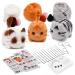 Needle Felting Kits  Needle Felting Starter Kit with Instructions  Needle Felting Pad  Felting Wool  Felting Needles  Keychain and Split Ring etc. for Needle Felting Craft Project and DIY Handmade Ragdoll Cat & Garfield ...