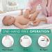 Magic Baby Diaper Pail Patented Odor-Stop System Use Any Garbage Bag One Hand Free Lever 4 Rolls of Bag incld. (Clay) - Buy Online on SooperMarket.com