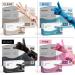 Pink Vinyl Disposable Gloves Medium 100 Pack - Latex Free, Powder Free, 3 Mil Thickness - Medical Exam, Home Cleaning, and Food Gloves - Buy Online on SooperMarket.com