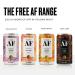 Free AF Tasting Pack | Non-Alcoholic Sparkling Cocktail | Gluten-Free, Low Calorie, Low Sugar | 6 Pack of 8.4 fl oz Cans - Buy Online on SooperMarket.com