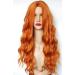 Long Ginger Red Curly Costume Wig | Synthetic Wavy 28 Wig for Women Halloween Costume - Wigbuy - Buy Online on SooperMarket.com