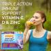 Emergen-C Immune+ 1000mg Vitamin C Powder Supplement Drink Mix Immune System Booster Blueberry Acai 24 Packets Blueberry-Acai 24 Count (Pack of 1) - Buy Online on SooperMarket.com