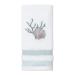 Avanti Linens - Fingertip Towel, Soft & Absorbent Cotton Towel (Coastal Terrazo) White Small Multicolor Fingertip Towel
