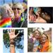 Phogary Pride Merch Gay Rainbow Stickers (60pcs 6 Designs) Pride Accessories Waterproof Body Paints Decals for Pride Day Parade Event LGBTQ+ - Buy Online on SooperMarket.com
