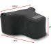 USA GEAR Black Neoprene DSLR SLR Camera Sleeve Case with Belt Loop and Accessory Storage - Compatible with Nikon D3400, Canon EOS Rebel SL2, Pentax K-70 | Protective Holster for Camera - Buy Online on SooperMarket.com