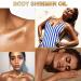Body Shimmer Oil 100ml | Long Lasting Moisturizing Luminizer & Waterproof Highlighter - Bronze Gold Glow - Buy Online on SooperMarket.com