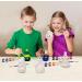 Christmas Ceramic Figurine Paint Kit - Set of 6 Unpainted Ceramics for Kids Art Project | Holiday Party Decoration & Keepsake | Includes Paint & Brushes - Buy Online on SooperMarket.com