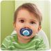 MAM Original Silicone Pacifier Set - Football Collection | Tooth-Friendly Baby Pacifiers (6-16 Months) with Box | Skinsoft Silicone Blue - Buy Online on SooperMarket.com