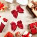 2 Pcs Red Ribbon Hair Bow Clips Barrettes - Hair Styling Accessories for Girls & Women - Perfect for Christmas, Wedding, Birthday, Valentine's Day - 6 Inch - Buy Online on SooperMarket.com