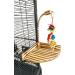 Birds LOVE TigerTail Tabletop Play Gym for Small Corner Cage - Free Parrot Toy Included! - Buy Online on SooperMarket.com