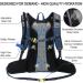 NEVO RHINO Insulated Hydration Backpack with 3L Water Bladder - Ideal for Hiking, Cycling, Running, Camping - Blue - Buy Online on SooperMarket.com