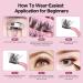 Lash Cluster Individual Eyelash - 192 Pcs Fluffy DIY Extensions | D Curl Natural Look Black False Eyelashes - Buy Online on SooperMarket.com