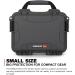 Nanuk 904 Waterproof Hard Case with Cubed Foam Insert - Graphite | Durable Protection for Valuables - Buy Online on SooperMarket.com