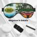 Lake with Boats Canoes Eye Mask | Soft Breathable Travel Sleep Patch for Relaxation - Buy Online on SooperMarket.com
