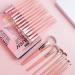 MAANGE 20Pcs Premium Synthetic Makeup Brush Set with Gift Box in Pink - Ideal for Foundation, Face Powder, Blush, and Concealers - Buy Online on SooperMarket.com