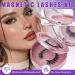 Shop Wendy Lashes Magnetic Eyelashes with Applicator - No Glue Lightweight & Reusable Fluffy Lashes - 2 Pairs of Natural Styles - Buy Online on SooperMarket.com