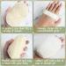 Zittop 2 Pack Natural Luffa and Terry Cloth Exfoliating Loofah Sponge Pads - Body Scrubber for Spa Bathing and Shower - Buy Online on SooperMarket.com