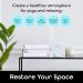 Smart WiFi Essential Oil Diffuser & Humidifier - 200ml Ultrasonic, Alexa & Google Home Compatible - Voice Control, LED Lights, Timer - Easy App Setup - Buy Online on SooperMarket.com