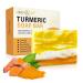 Organic TURMERIC Soap Bar | Pure Natural Handcrafted Skincare, Face & Body Cleanser | Blemish Control, Reduce Acne, Radiant Skin, Evens Tone, Fades Scars, Sun Damage, Age Spots - 3.5 OZ 3.5 Ounce (Pack of 1)