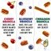 Blueberry Cherry Cinnamon Keto Granola Cereal Variety Pack | Low Carb Snack | 2-3g Net Carb | 11 oz (Pack of 3) - Buy Online on SooperMarket.com