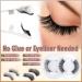 Buy WIWOSEO Reusable Magnetic Eyelashes - Dual Magnetic Lashes for a Natural Look | Glue-Free with Applicator | 2 Pairs B-15MM for Effortless Beauty - Buy Online on SooperMarket.com