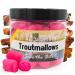 Zite Fishing Troutmallows - Highly Marshmallow Forelle bait - Intensive flavors & bright colors - 40g can - Perfect for basic assembly & combination with natural baits Krabbe Pink