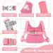 Girls Toddler Leash | Child Safety Harness | Anti Lost Wrist Link | Reflective Pink Leash 4-in-1 Walking Assistant | Butterfly Design | Ideal Gift - Buy Online on SooperMarket.com