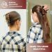 Big Claw Clips for Thick Hair - 5.25 Jumbo Clips for Women - Strong Non-Slip Design for Long Curly Hair - Glossy Colors Available - Buy Online on SooperMarket.com