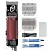 Oster Professional Hair Clippers, Classic 76 for Barbers and Hair Cutting with Detachable Blade, Burgundy Corded Clipper