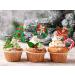 Whaline 24Pcs Christmas Cupcake Toppers 6 Design Xmas Tree Wreath Cupcake Picks Colorful Merry Christmas Cake Toppers Home Party Decor for Christmas Winter Holiday Birthday Party Cake Decorations - Buy Online on SooperMarket.com
