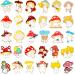 30 Pcs Cute Enamel Pins Funny Anime Pins Mushroom Pins Mushroom Lapel Badge Cartoon Aesthetic Brooch for Jackets Backpack Cloths Hats Jewelry Button Assorted