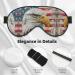 Patriotic Eagle Soft Sleep Eye Mask | Breathable Eye Patch for Women | Ideal for Travel & Relaxation - Buy Online on SooperMarket.com