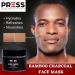 PRESS SKINCARE Bamboo Charcoal Face Mask - Exfoliating Mud Mask for Men | Pore Cleansing & Anti-Aging Hydration | 3.4 FL. OZ - Buy Online on SooperMarket.com
