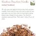 Organic Rooibos Bourbon Vanilla Tea - 100g Red Bush from South Africa - Buy Online on SooperMarket.com