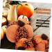 ORFOFE 3pcs Halloween Pumpkin Photography Props Pumpkin Plush Thanksgiving Throw Pillow Pumpkin Stuffed Animal Halloween Pumpkin Adorn Pumpkin Shaped Home Decor Desktop Supplies Pp Cotton Orange2 15X15X15CM - Buy Online on SooperMarket.com