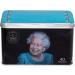 Queen Elizabeth II Jubilee 2022 Commemorative Tea Tin with 40 English Breakfast Teabags - Black Tea 40 Count - Buy Online on SooperMarket.com