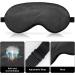 WLLHYF 3 Pcs Silk Sleep Mask Set - Soft Silk Eye Cover Blindfold with Elastic Strap - Night Blocking Out Light Eyeshade - Adjustable Travel Nap Sleep Eye Mask for Men and Women (Black Pink Blue) - Buy Online on SooperMarket.com