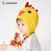 LANGZHEN Toddler Kids Winter Hat Earflap Knit Cap for Boys Girls 2-4 Years - Yellow - Buy Online on SooperMarket.com