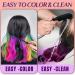 Temporary Hair Dye  Glow in the Dark Paint for Hair & Body  Super Hair Chalk for Girls  Kids Hair Dye for Party Supplies  Unique Hair Coloring Product Gifts for Kids Glow_Red_Blue_Sliver_Green_Yellow_Purple - Buy Online on SooperMarket.com