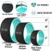 EZ JOI Yoga Wheel Set of 3 for Back Pain Relief & Muscle Stretching - Anti-Slip Back Roller with Thick TPE Padding - 6, 10 & 13 Inches - Buy Online on SooperMarket.com