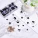 PandaHall Resin Safety Eyes 100pcs for Amigurumi & Crafts - Black Stuffed Teddy Bear Eyes in 5 Sizes (8/10/12/14/16mm) with Washers - 100 Pack - Buy Online on SooperMarket.com